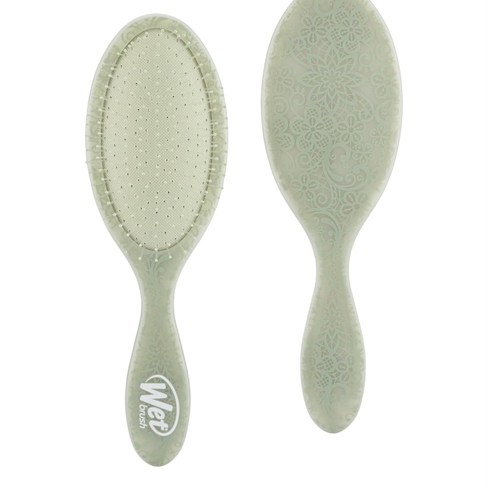Wet Brush Original Detangler Limited Edition – Mint Green Floral Pattern